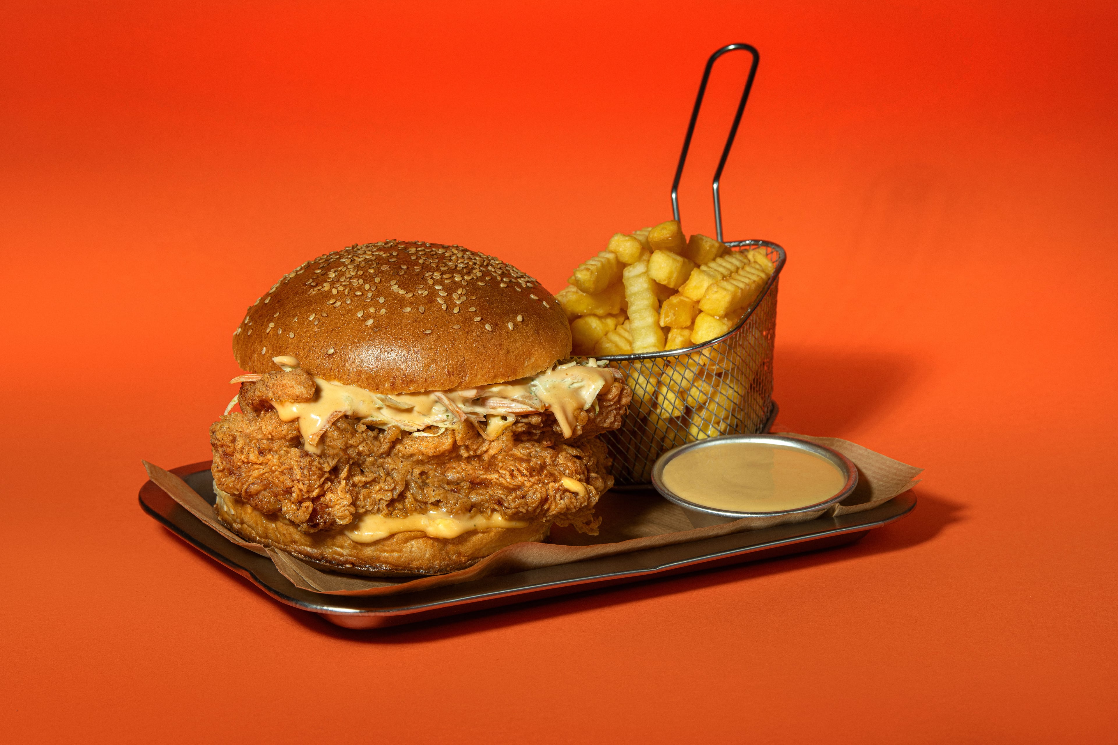 Honey Mustard Burger Combo